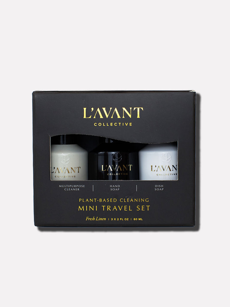 Mini Soap Travel Set. Small Dish and Hand Soaps/Cleaners. – L