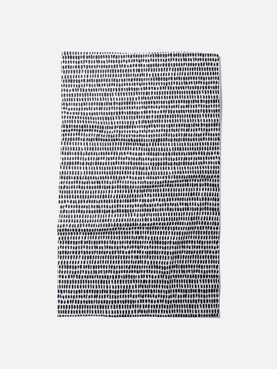 Geometry Kitchen Towel Dot Dot Dot Black