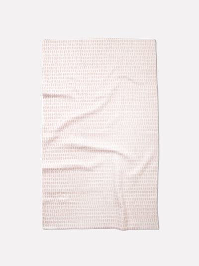 Geometry Kitchen Towel Dot Dot Dot Blush
