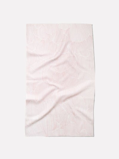 Geometry Kitchen Towel Poshed Petals Blush