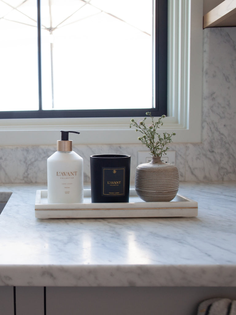 Hand Lotion and Fresh Linen Candle Bundle L'AVANT Collective