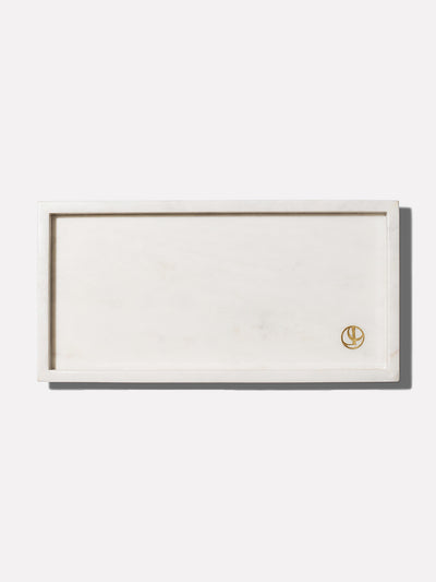 Marble tray for counter