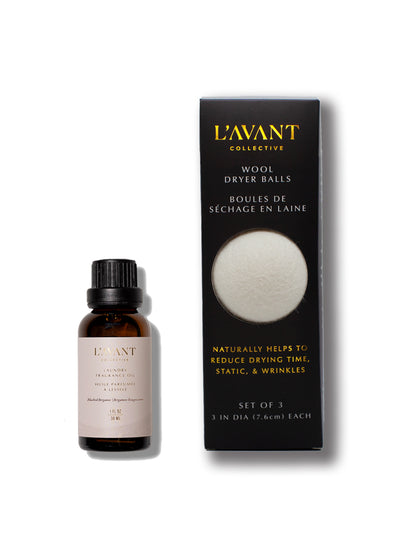 Laundry Oil & Wool Balls Bundle