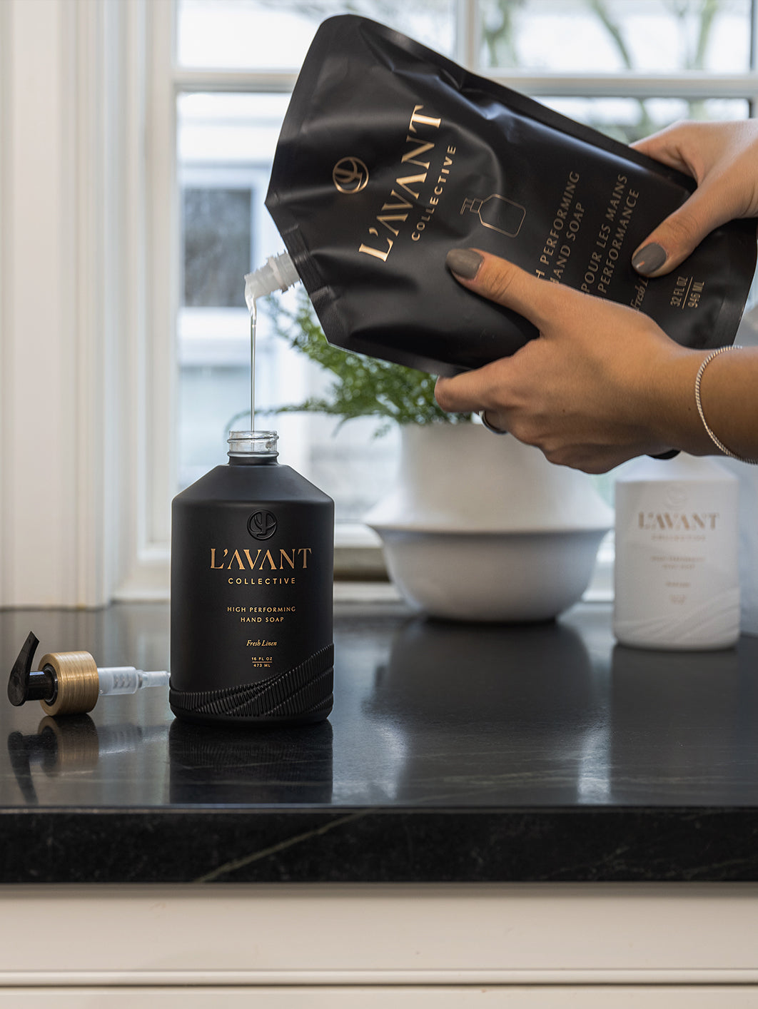 Best Luxury Hand Soap Refill. Natural Soap w/Fancy Pouch – L'AVANT