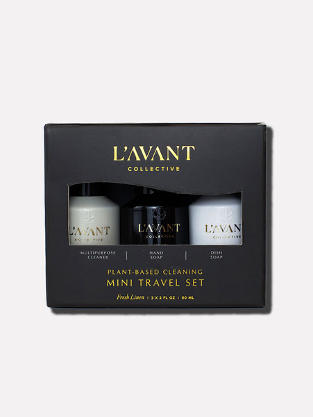 Mini Soap Travel Set. Small Dish and Hand Soaps/Cleaners. – L