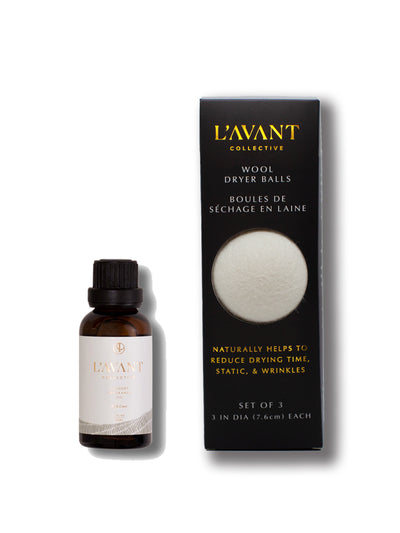 Laundry Oil & Wool Balls Bundle