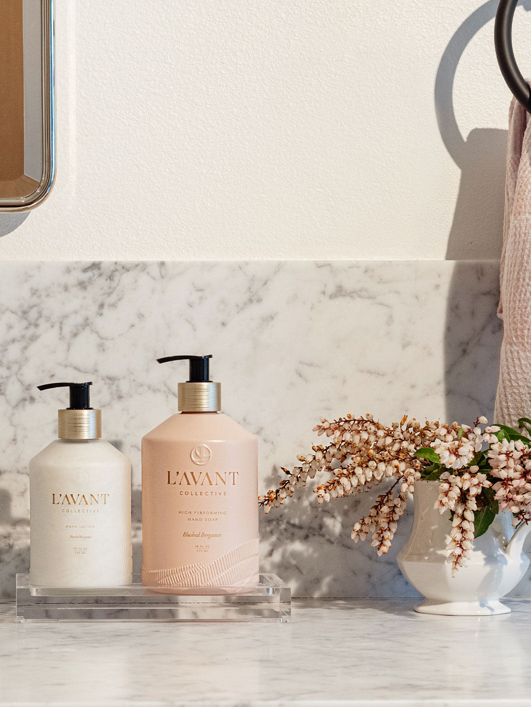 Hand Soap and Lotion Bundle with Medium Lucite Tray – L'AVANT