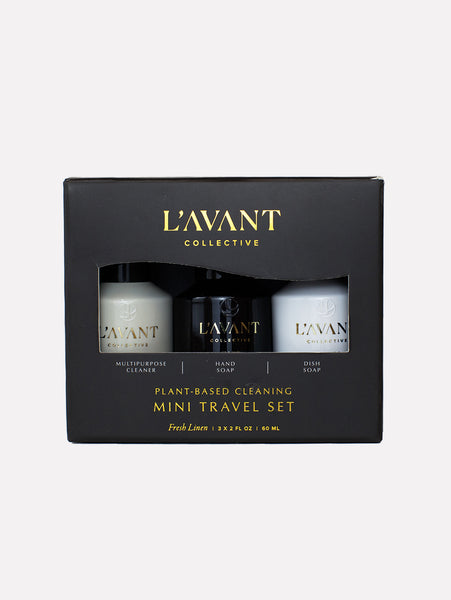 Mini Soap Travel Set. Small Dish and Hand Soaps/Cleaners. – L